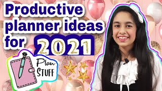 Productive planner ideas for 2021  Riyas Amazing World [upl. by Jermyn]