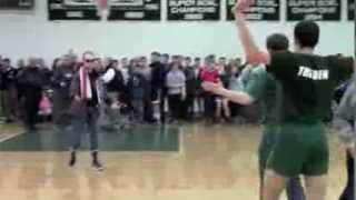 Halftime danceoff between Walpole and Westwood basketball fans [upl. by Alil]