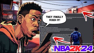 BRAND NEW PATCH UPDATE NBA 2K24 TODAYS PATCH UPDATE FOR SEASON 4  NBA 2K24 NEWS AND UPDATES [upl. by Matilda]