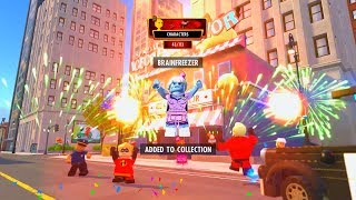 Lego The Incredibles Brainfreezer and Linguini Character Unlock [upl. by Itsud842]