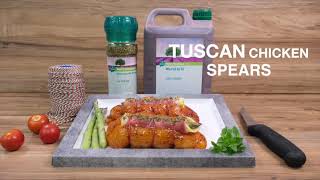 Tuscan Chicken Spears Tutorial [upl. by Elnukeda779]