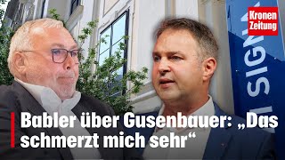 Babler über Gusenbauer „Das schmerzt mich sehr“  kronetv NEWS [upl. by Waverley]