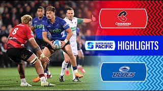 HIGHLIGHTS  CRUSADERS v BLUES  Super Rugby Pacific 2024  Round 14 [upl. by Akfir]