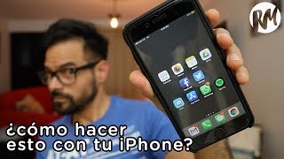 ¿Cómo poner los íconos de tu iPhone donde te de la gana ¡Sin Jailbreak 📱 [upl. by Otrebmal]