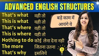 Master Advanced English Structures  Improve Your English Daily  English with Khushi [upl. by Mayer]