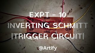 Inverting Schmitt Trigger Circuit  Analog Signal Processing [upl. by Apps278]