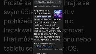 Xbox cloud gaming fortnite zdarma [upl. by Yona]