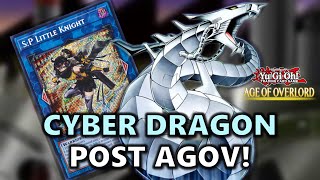 CYBER DRAGON Deck Profile POST AGOV Age of Overlord  SP Little Knight  OTK  November 2023 [upl. by Annalise]