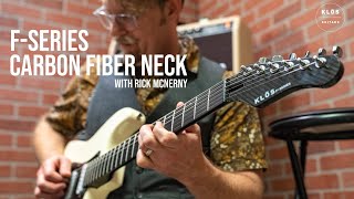 FSeries Carbon Fiber Replacement Neck by KLŌS for Fender Guitars  Demo by Rick Mcnerny [upl. by Sommers]