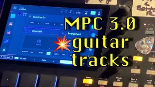 Record guitar into MPC 3 🔥 New 8 track style audio setup [upl. by Dahsra]