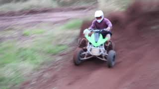 Kawasaki KFX 450R Track Sesh  Shaun Lamparter [upl. by Aia427]