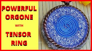 How to make a Powerful Orgone Pendant With Tensor Ring And Cubit Coil  Tutorial [upl. by Annelg]