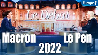 Revivez lintégralité du débat MacronLe Pen de lentre deuxtours 2022 [upl. by Leigha41]