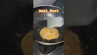 Desi Puri ytshorts recipe food shortvideo shortsviral shorts short shortsfeed viralvideo [upl. by Warden81]