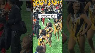 Grambling State University band marching out of Bayou Classic hbcu hbcuband [upl. by Siroled953]