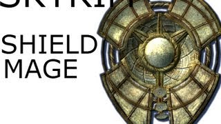 Skyrim Shield Mage Build In Action [upl. by Aileno]