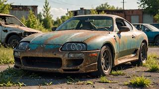 Reviving the engine of an ABANDONED 12yearold Toyota Supra😱 [upl. by Tatia]