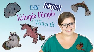 DIY Krimpie Dimpie uitproberenmaken van de Action  CreaBella [upl. by Foscalina210]