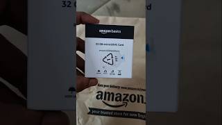 32 GB micro SD card  Amazon Basics with beautiful box 📦 [upl. by Ayaj]