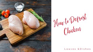 How to Defrost Chicken [upl. by Galina162]