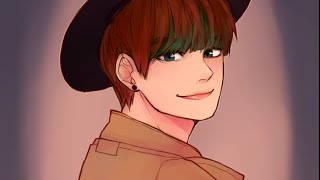 BTS taehyung speedpaint  BIRTHTAE [upl. by Aymahs]