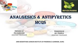 MCQs on Analgesics and Antipyretics [upl. by Kurtzman]