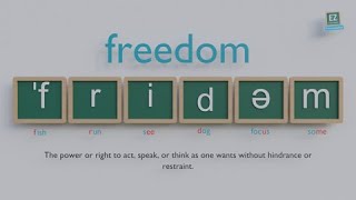 How to pronounce freedom [upl. by Elenore]