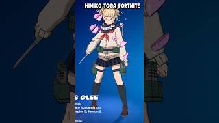 Fortnite Toga Skin  My Hero Academia Himiko Toga [upl. by Tulley]