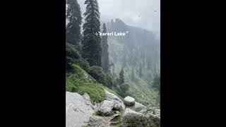 Kareri Lake Trek⛰️ trekking reels shorts monsoon viralvideo trip camping mountains [upl. by Inalan]