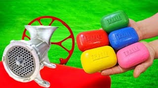 🔴Experiments full episodes 🔴COLORFUL MINIATURE RAINBOW SOAP VS MEAT GRINDER NEW VIDEO COOL EFFECT [upl. by Annoda]