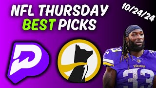 PrizePicks NFL Week 8 THURSDAY FREE PICKS  Best Props  Vikings vs Rams🔥🔥🔥  102424 [upl. by Hanser504]