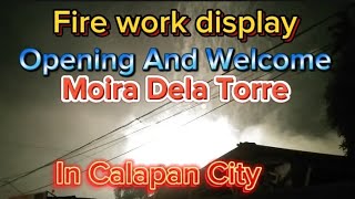 Moira Dela Torre Concert with fire work display [upl. by Enowtna]