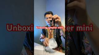 Unboxing speaker transparant review unboxing speaker speakermini [upl. by Ardnak121]