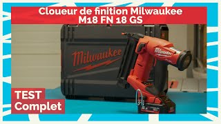 TEST ✅ Milwaukee  Cloueur de finition M18 FN 18 GS  La pause café de BichonTV [upl. by Enomaj]