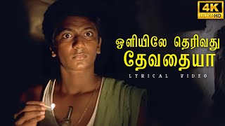 ஒளியிலே தெரிவது தேவதையா பாடல் வரிகள்  அழகி  4K  பார்த்திபன்  இளையராஜா  பழனி பாரதி [upl. by Lavona492]