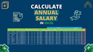 How to Calculate Annual Salary in Excel [upl. by Lehcir]