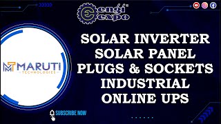 Maruti Technologies  Solar Inverter  Solar Panel  Plugs and Sockets  Industrial Online Ups [upl. by Aundrea63]