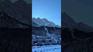 Besuch der Zugspitze zu Beginn des Winters alpen mountains [upl. by Nnomae]