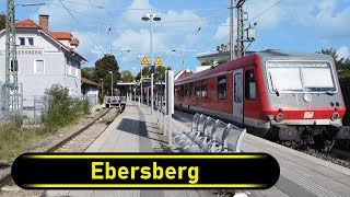 SBahn Station Ebersberg  Munich 🇩🇪  Walkthrough 🚶 [upl. by Lleznod]