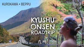 KYUSHU ONSEN road trip Beppu amp Kurokawa Onsen  Japan travel vlog [upl. by Rollins979]