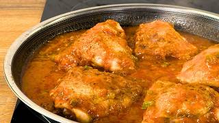 I havent eaten chicken thighs so delicious ❗️ Hungarian chicken paprikash recipe ❗️🇭🇺 [upl. by Rawley]