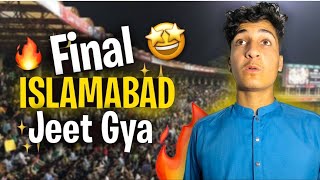 ISLAMABAD VS MULTAN SULTAN 😱 FINAL MATCH PSL 9 ✊ Saado Bhai Vlogs [upl. by Gussy865]