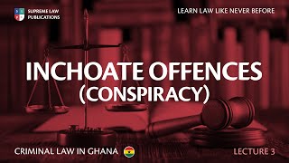 CRIMINAL LAW IN GHANA CONSPIRACY [upl. by Atinehc]