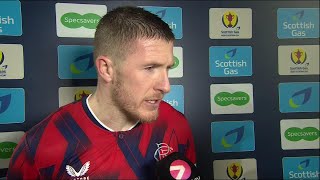 John Lundstram speaks following Rangers Scottish Gas Scottish Cup victory against Dumbarton [upl. by Omora]