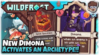 NEW Dimona Activates a Whole Archetype  Wildfrost Friends amp Foes Update [upl. by Sirdi856]