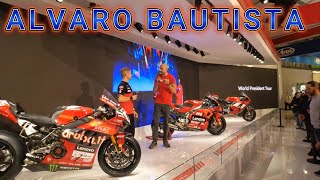 Stand DUCATI e intervista ad ALVARO BAUTISTA  EICMA 2024 [upl. by Violeta]