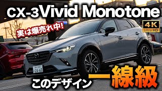 【現代も通用する質感】CX3新グレード”15S Vivid Monotone”を見てきた！高いデザイン性と納得の質感｜内外装チェック [upl. by Adamek]