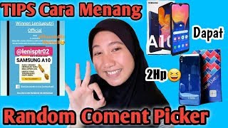 Tips Cara Menang Give Away Sistem Random Coment PickerTipsputri [upl. by Silisav]