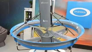 ILA2018  Ducted Koaxial Rotor Drone Model [upl. by Ahsatin368]