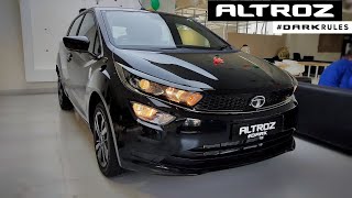 Tata Altroz Dark Edition🔥 XZ Plus 2022 Detailed Review with on road price  Altroz Top Model♥️ [upl. by Assirroc458]